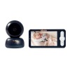 Beeldbabyfoon met app - Zen premium video babyfoon night blue